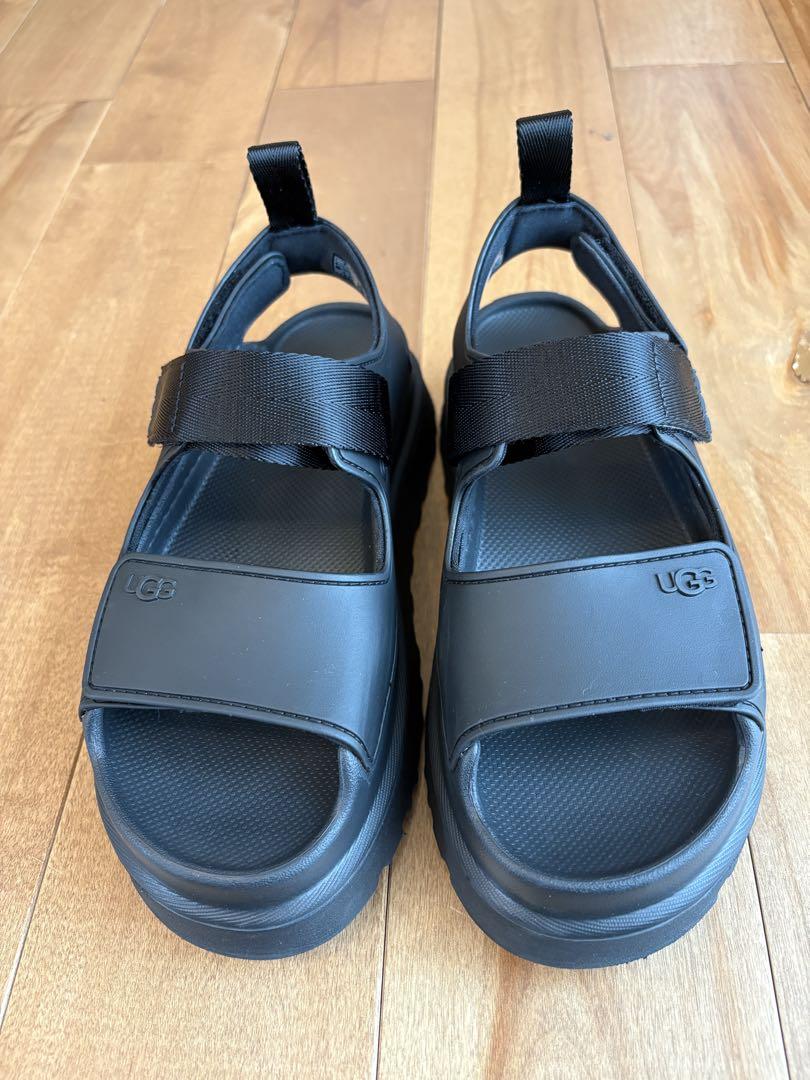 【美品】UGG ブラック スポーツサンダル