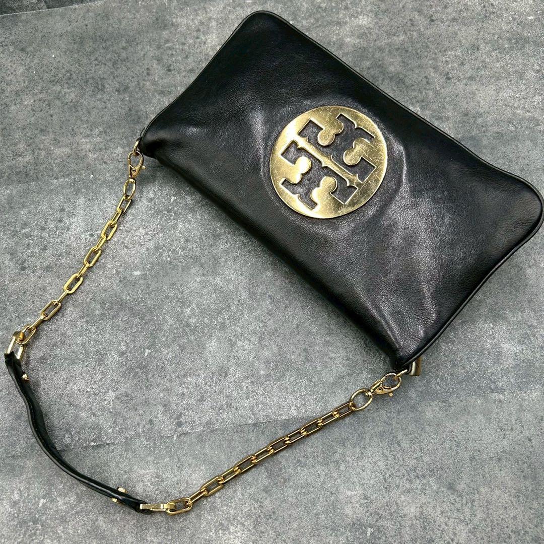 極美品 トリーバーチ ロビンソン チェーン ショルダーバッグ で