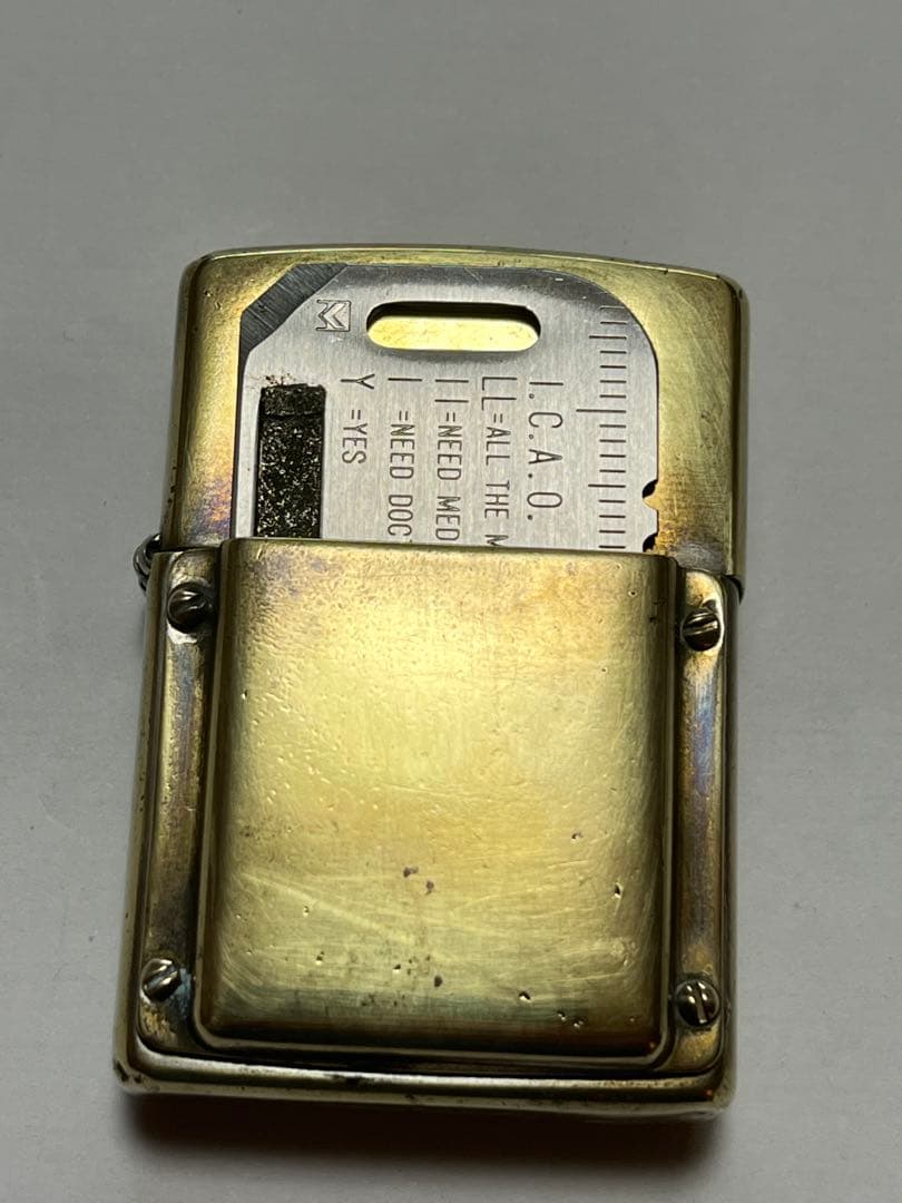 Zippoライター サバイバル ベルトケース付き