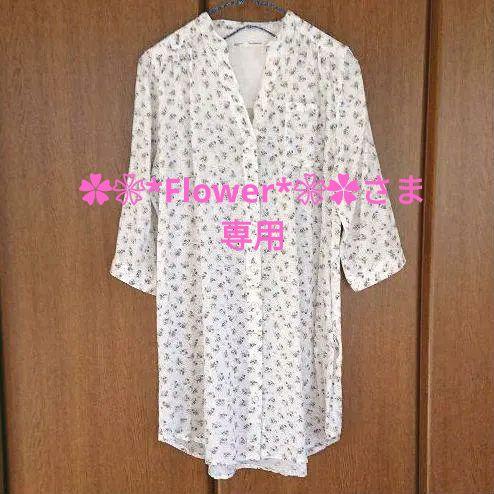 FinalDecision/花柄シャツブラウス七分袖☆