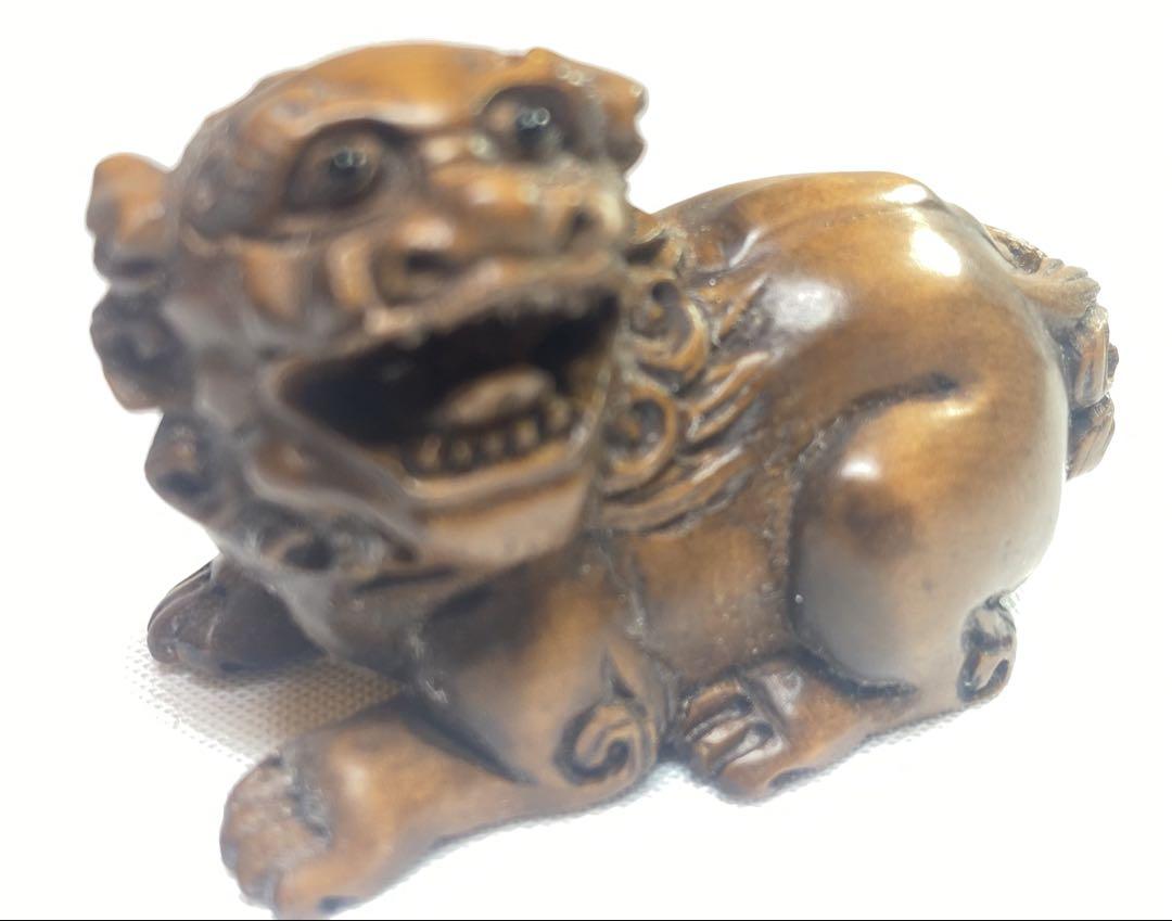 Leo商品　黃楊繊細彫刻　木製根付4点セット 根付柘 獅子彫刻 黃楊繊細彫刻 置物 木製 - メルカリ