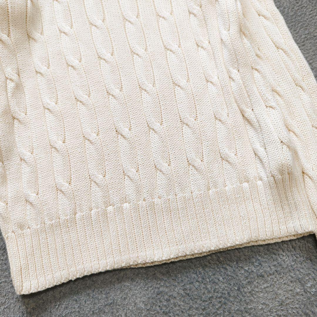 ポロラルフローレン 国内正規品 ピマコットン ケーブルニット