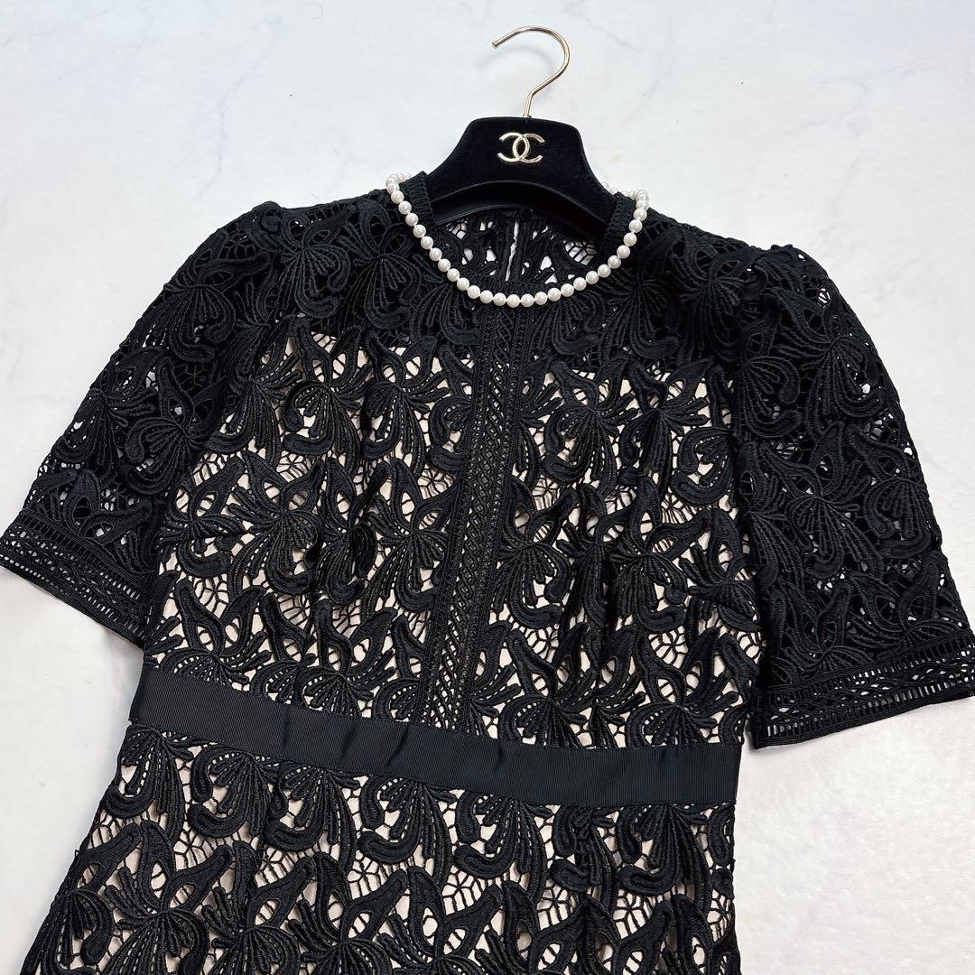 【CELFORD】定価3.1万 ドレスラボ レースワンピース 結婚式 二次会 黒 【CELFORD】定価3.1万 ドレスラボ レースワンピース 結婚式 二次会 黒