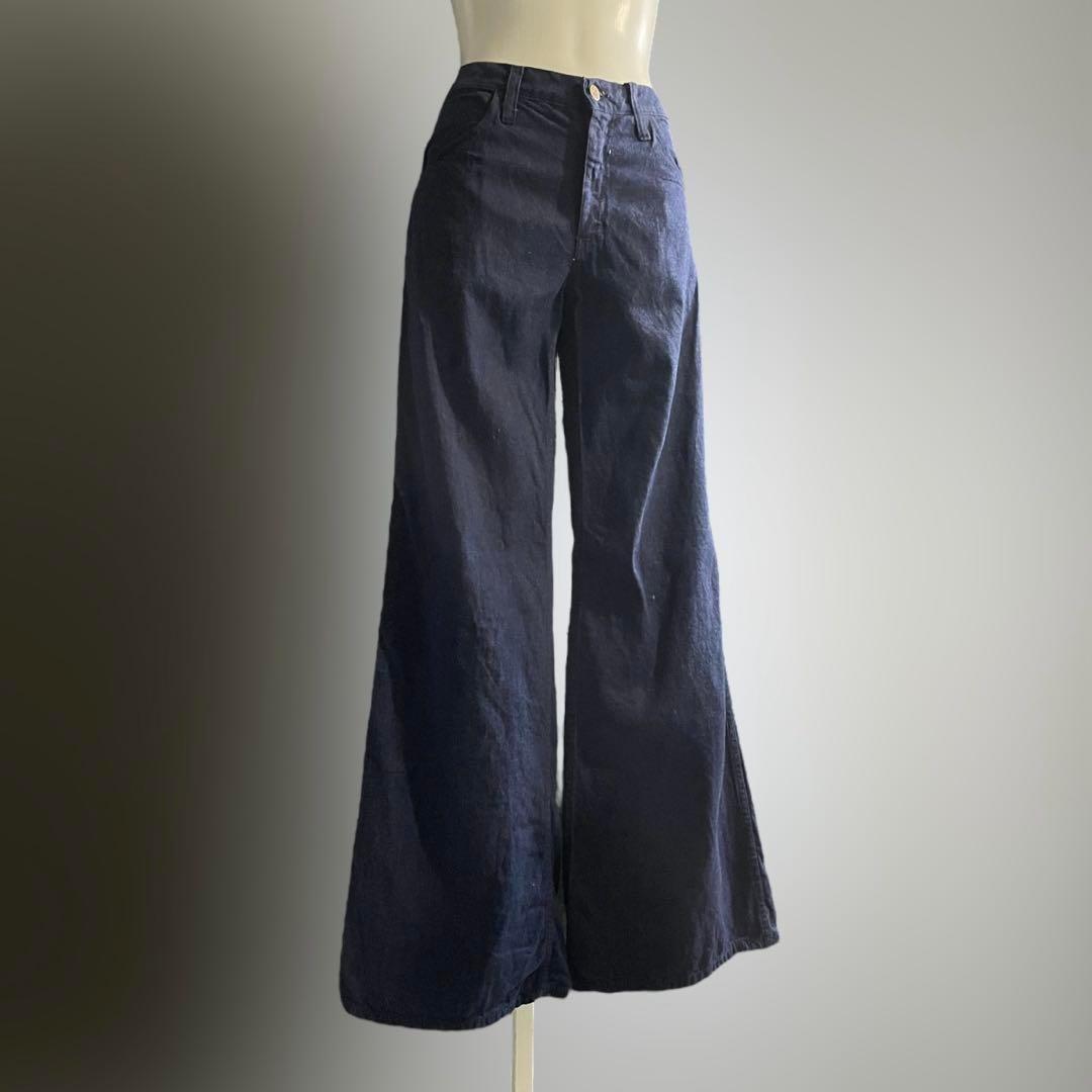 .USA 70s ヴィンテージ フレアパンツ デニム ジーンズ ベルボトム レア