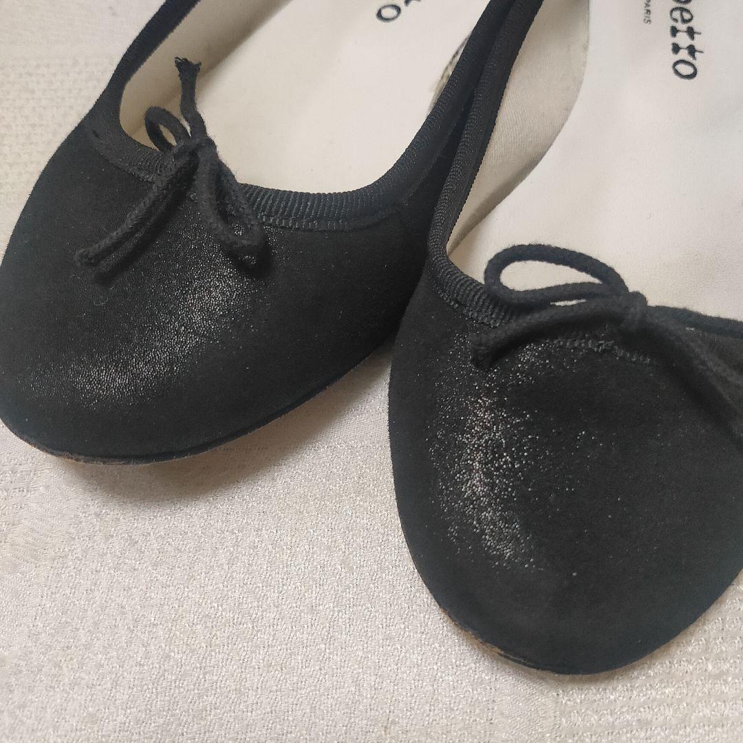 カテゴリーⅺ repetto スエード ラメ 36 t5vZF-m68373655743 レペット サンドリオン バレエシューズ ますが