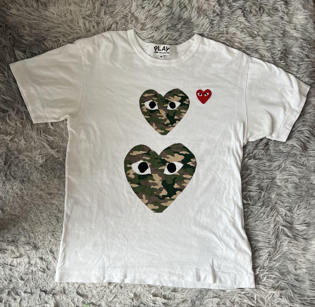 PLAY COMME des GARÇONS 迷彩 Tシャツ Sサイズ - メルカリ