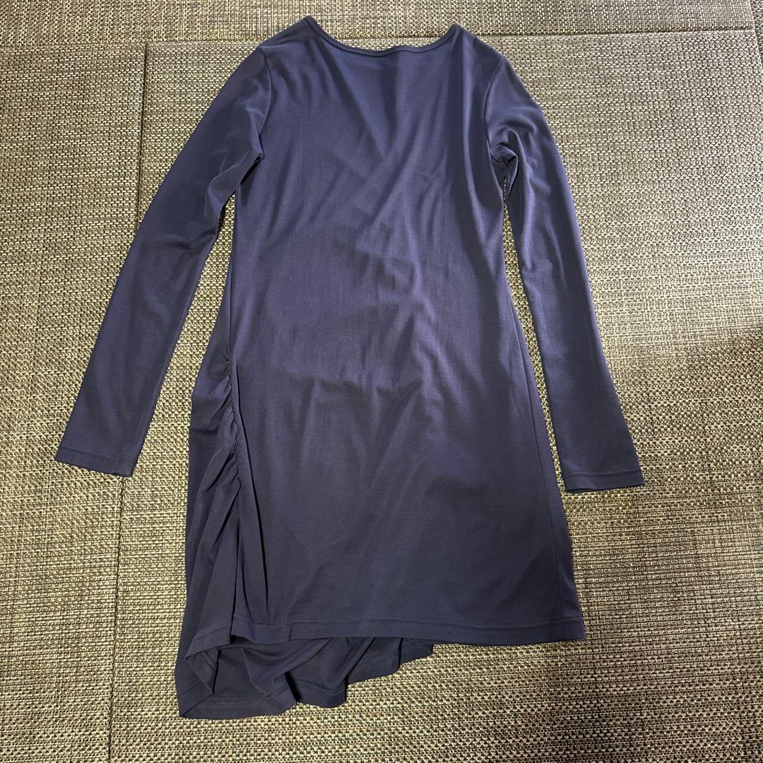 Y's yohji yamamoto フロントデザインアシンメトリーワンピース