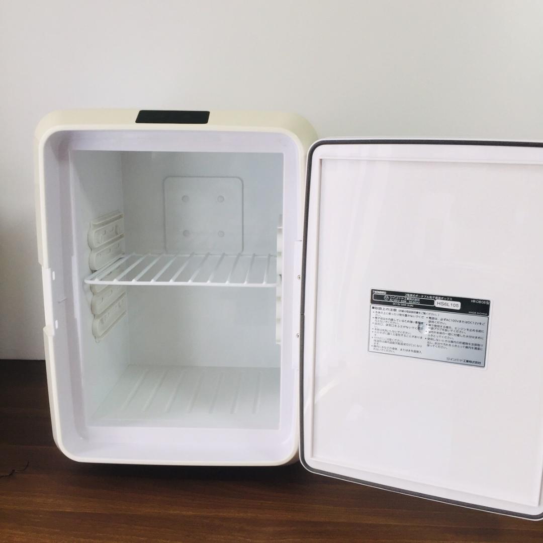 【未使用品】TWINBIRD 2電源式ポータブル電子適温ボックス