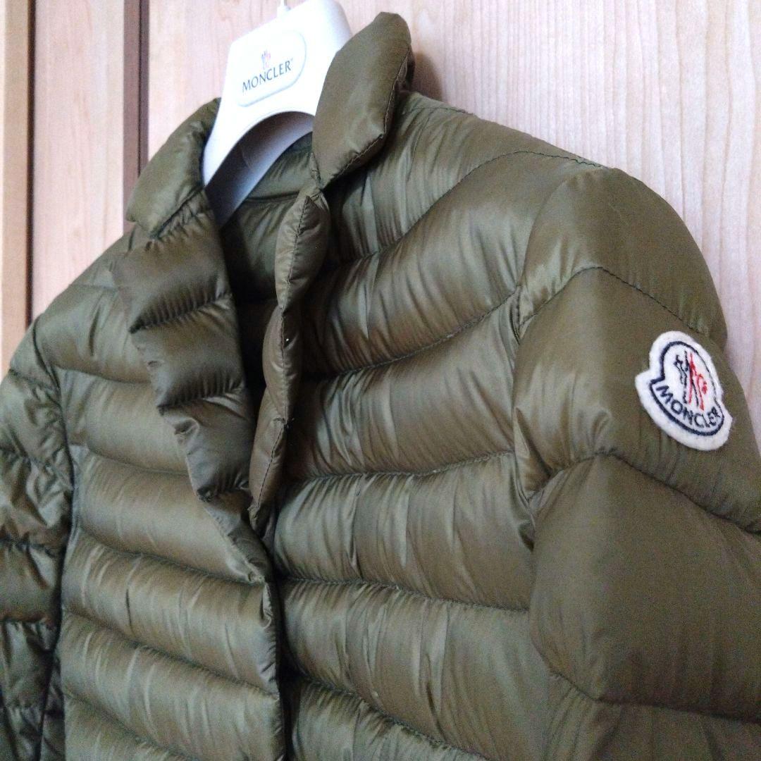 MONCLER❦カーキ色ダウンジャケットSize0 MONCLER❦カーキ色ダウンジャケットSize0