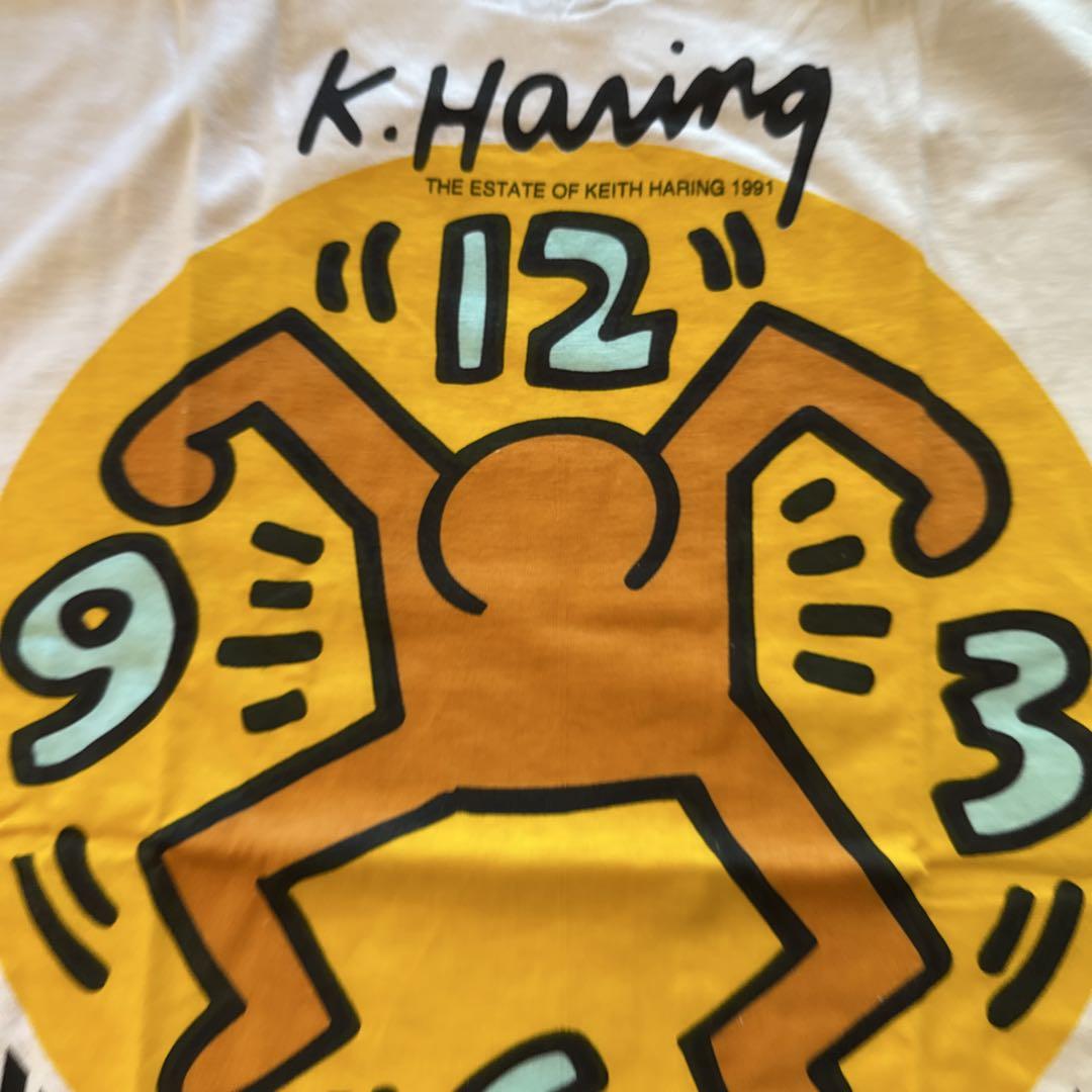 キースヘリング アートL キースヘリング ビンテージ 90s Tシャツ L アート 新品未使用