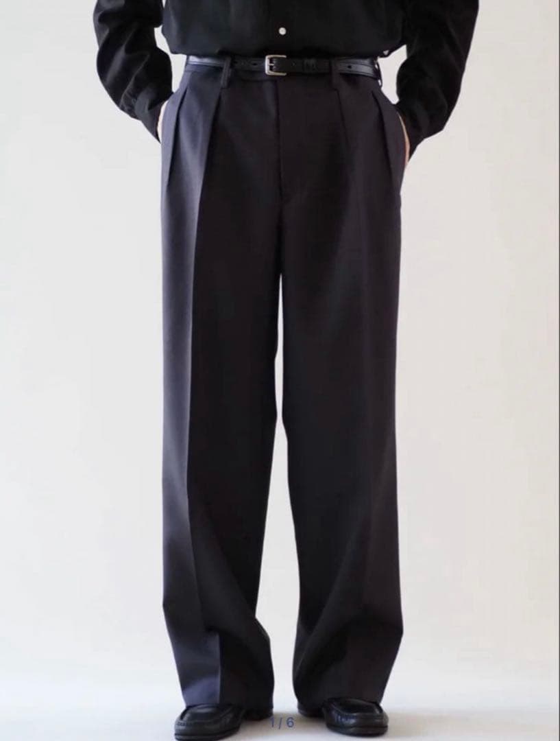 25AW MAATEE SONS Forever Slacks 怪しいNAVYM MAATEE SONS