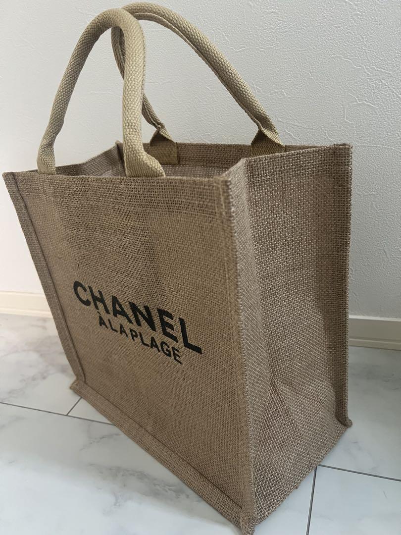 CHANEL À LA PLAGE リネン ノベルティ エコバッグ
