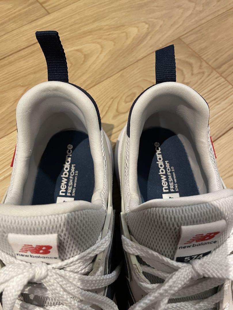 美品◆New Balance MS574GNC-SLV 26cm
