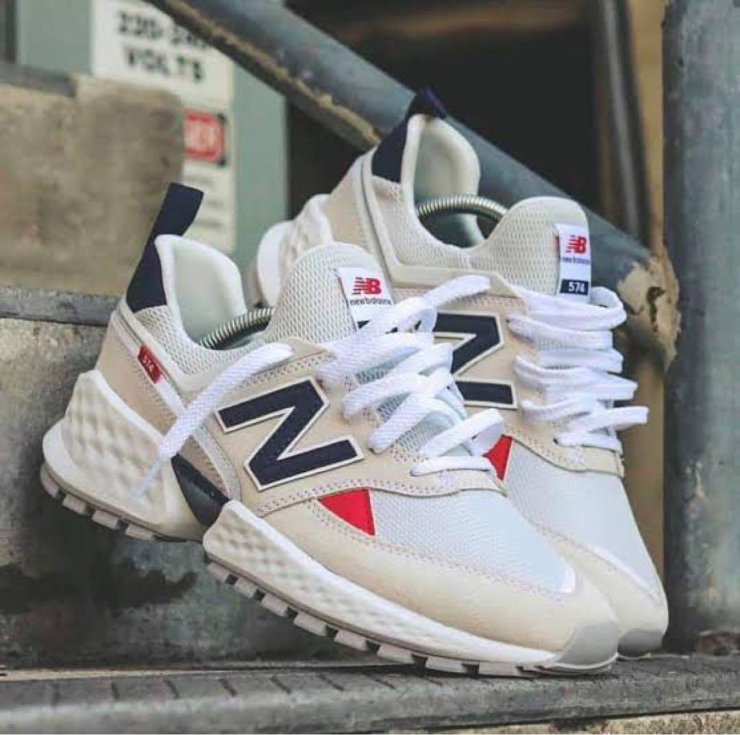 美品◆New Balance MS574GNC-SLV 26cm