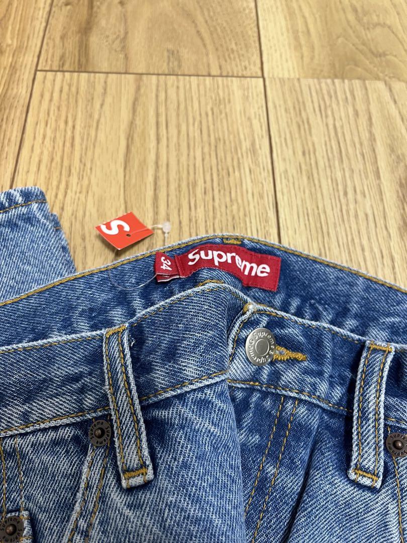 【確実正規品】supreme baggy Jean 34