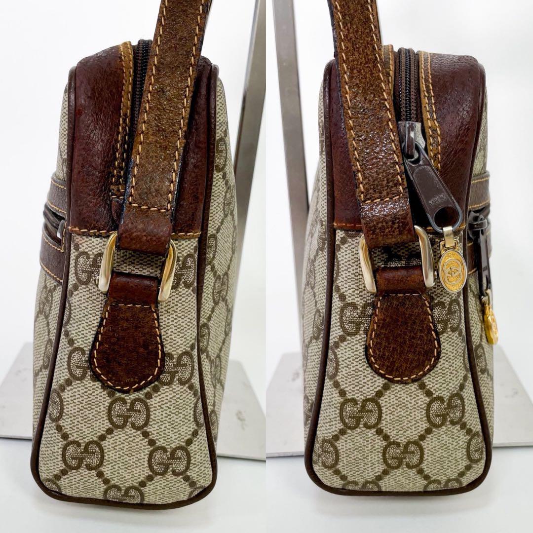 美品 ✨ GUCCI ショルダーバッグ　GG シェリーライン　PVC
