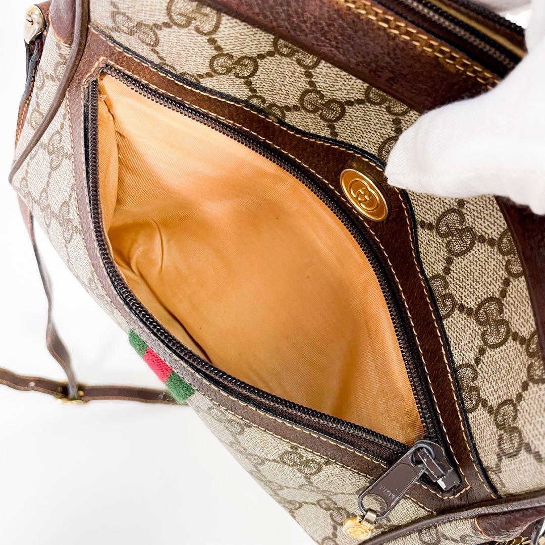 美品 ✨ GUCCI ショルダーバッグ　GG シェリーライン　PVC