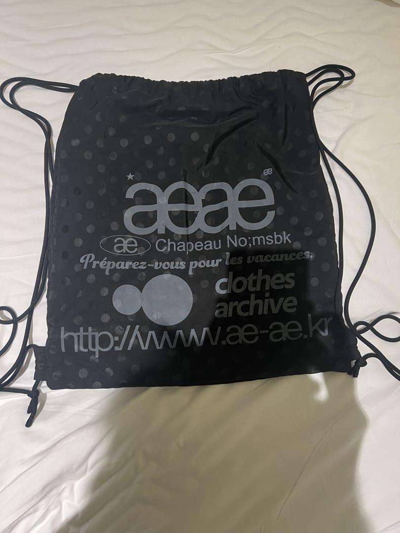 aeae ナップサック BLACK ブラックドット 黒 AEAE - メルカリ