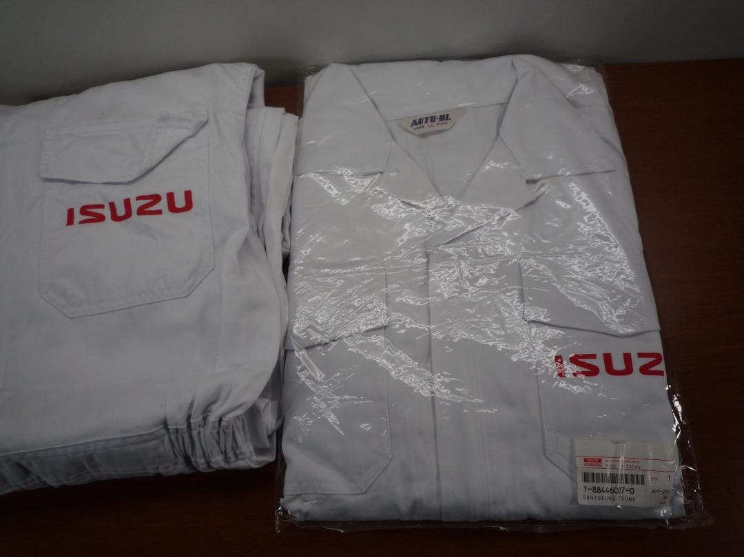 ISUZU AUTO-BI 作業用シャツ LL　いすゞ純正品　つなぎ