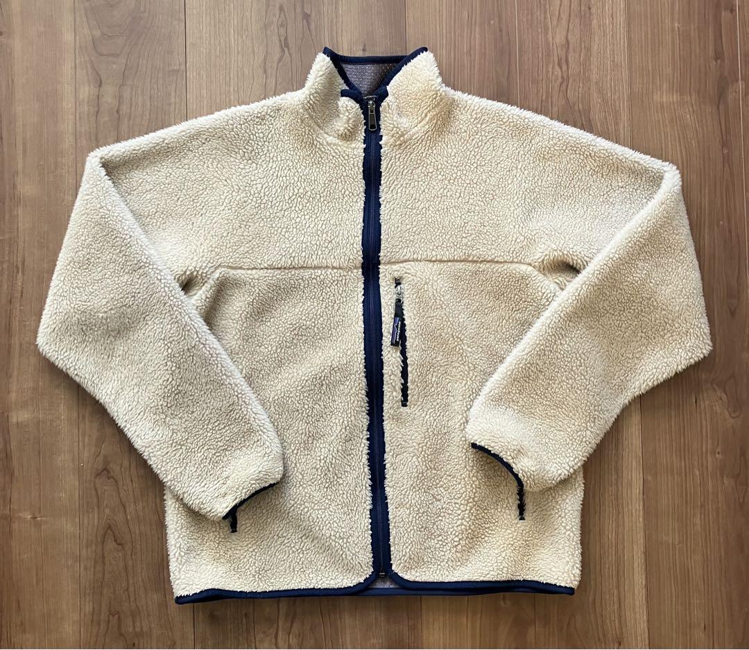 patagonia ベビーレトロカーディガン　フリース　90s  レトロX