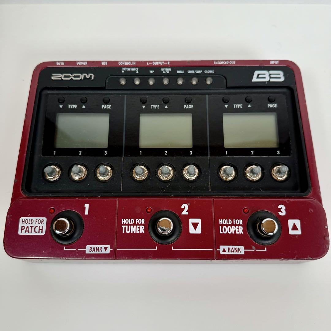 ZOOM ベース用エフェクト・アンプシミュレーター B3