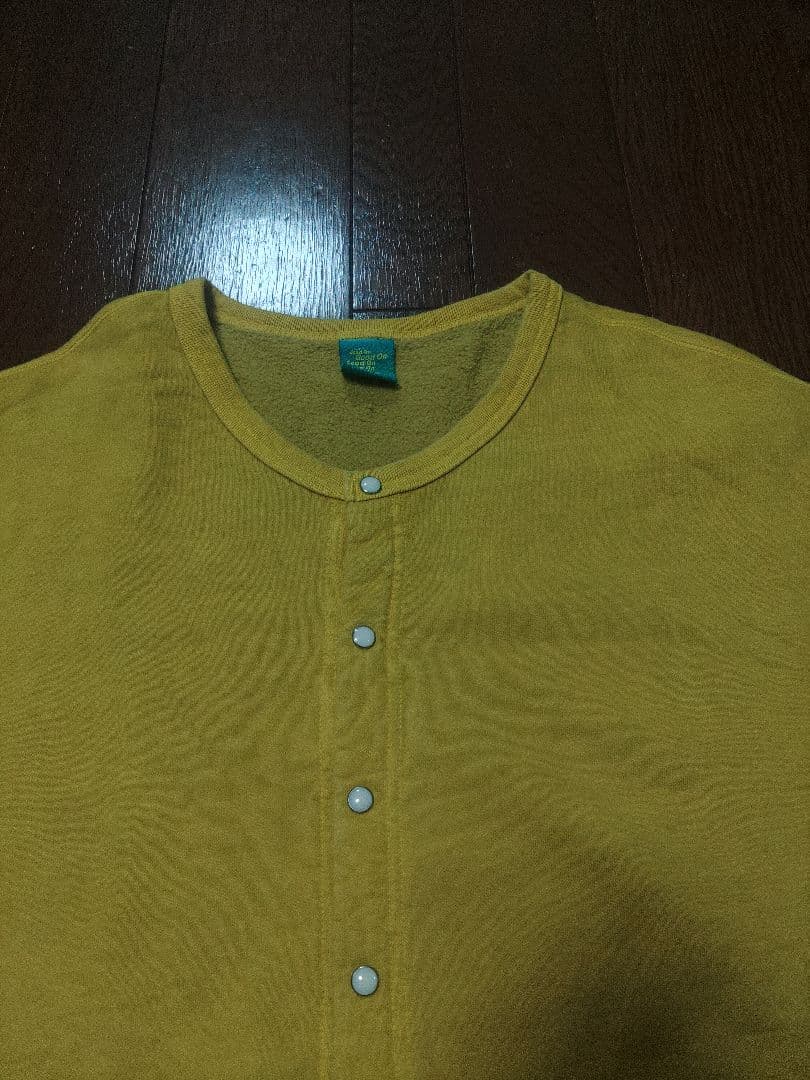 GOOD ON スウェット カーディガン XL 黄色 マスタードXL(LL)・Good On