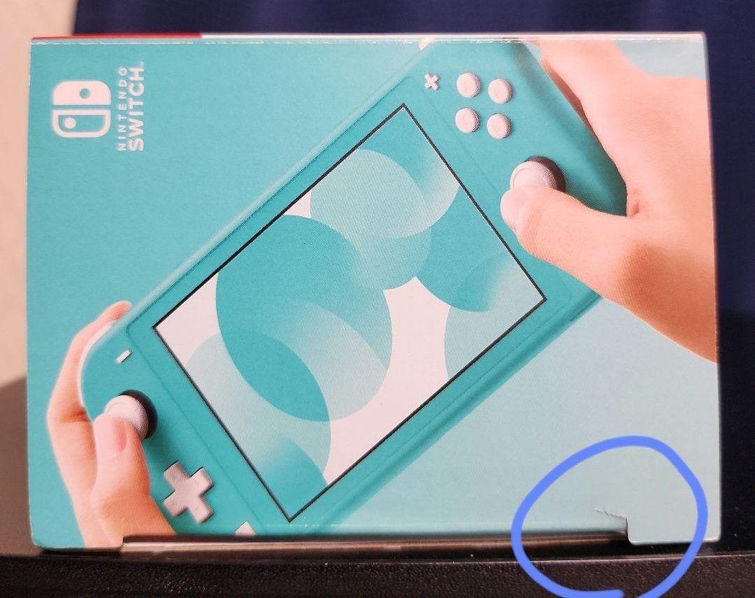 ジャンク品注意！！】Switch Lite ターコイズ(箱・充電器有り