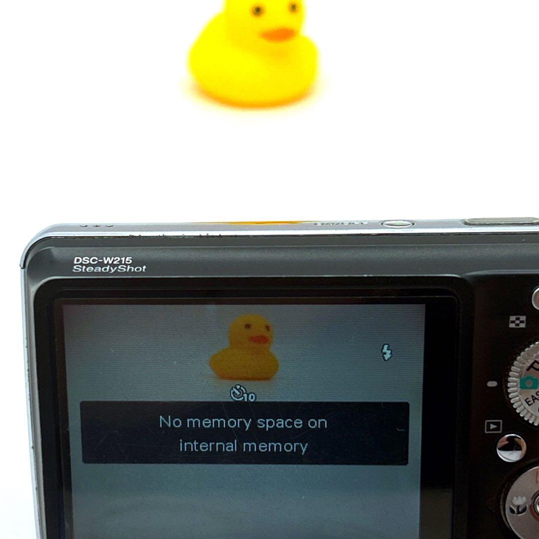 SONY Cyber-shot DSC-W215 12.1MP ブラック