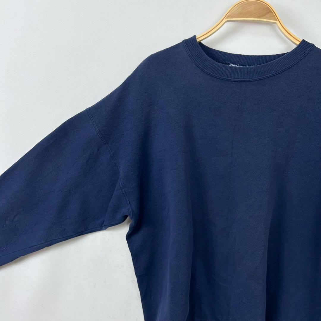 Hanes ヘインズ メキシコ製 90s 無地 スウェット ネイビー S108b
