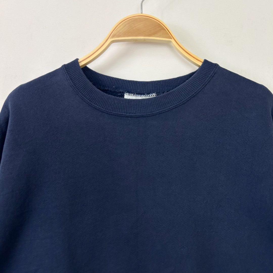 Hanes ヘインズ メキシコ製 90s 無地 スウェット ネイビー S108b