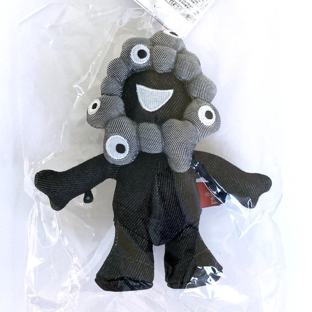 新品☆万博限定品 デニムミャクミャクEDWIN ぬいぐるみ EXPO2025 関西万博EDWIN黒いミャクミャク完売商品/デニムミャク