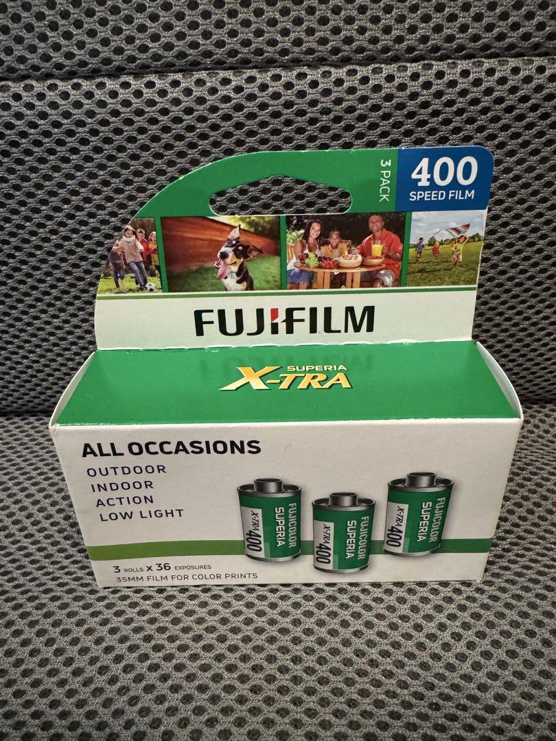 富士フイルム 35mm SUPERIA X-TRA400-36枚撮り 3本パック