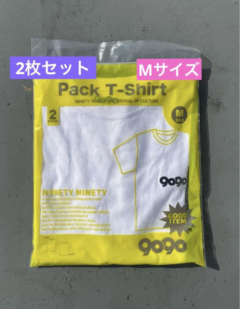9090 OG pack T パックTシャツ White black 白 黒 M