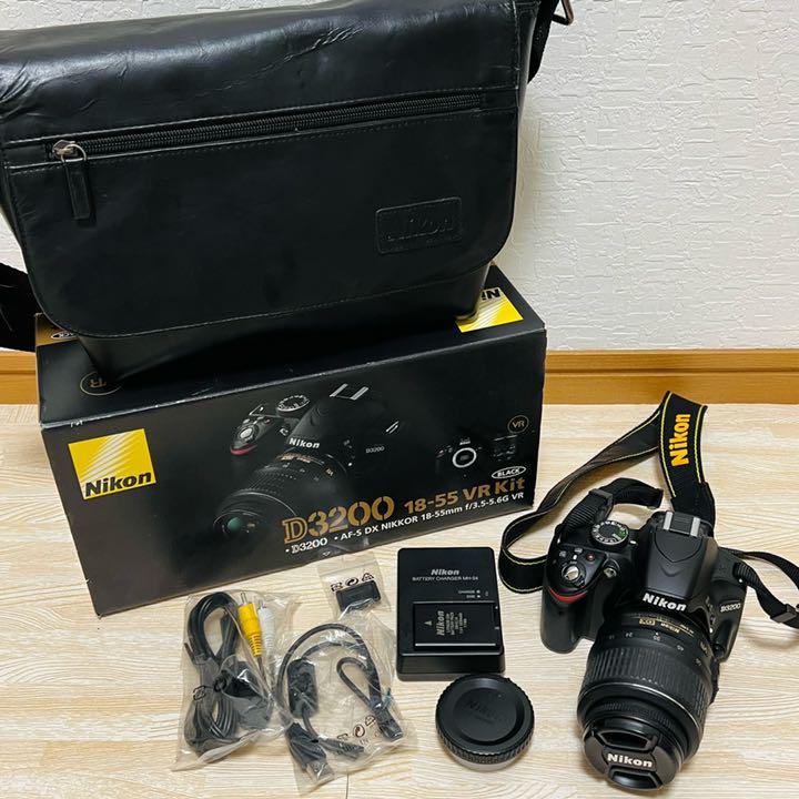 Nikon D3200 18-55 VR kit ニコン 一眼レフ ブラック