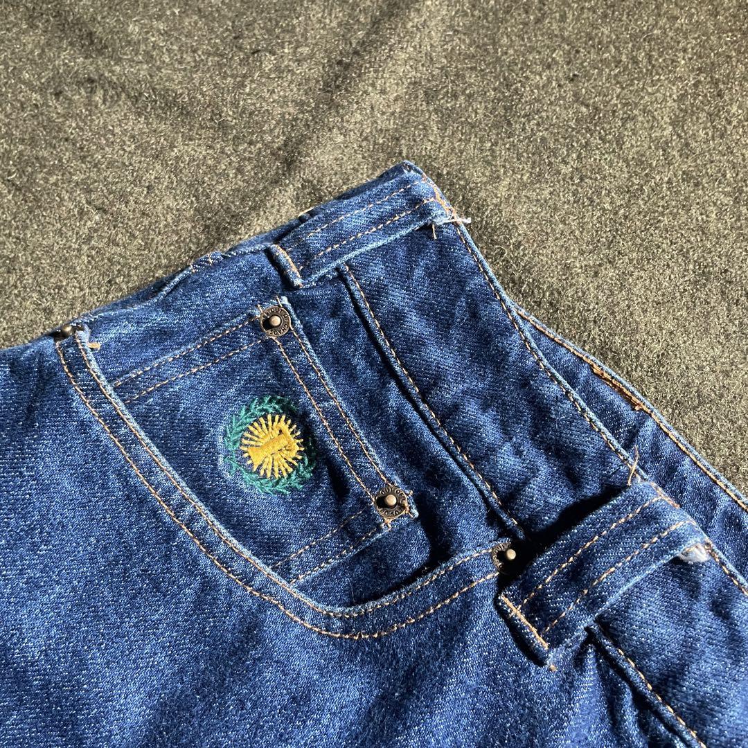 USED THEORIES PLAZA DENIM バギーデニムパンツ　34