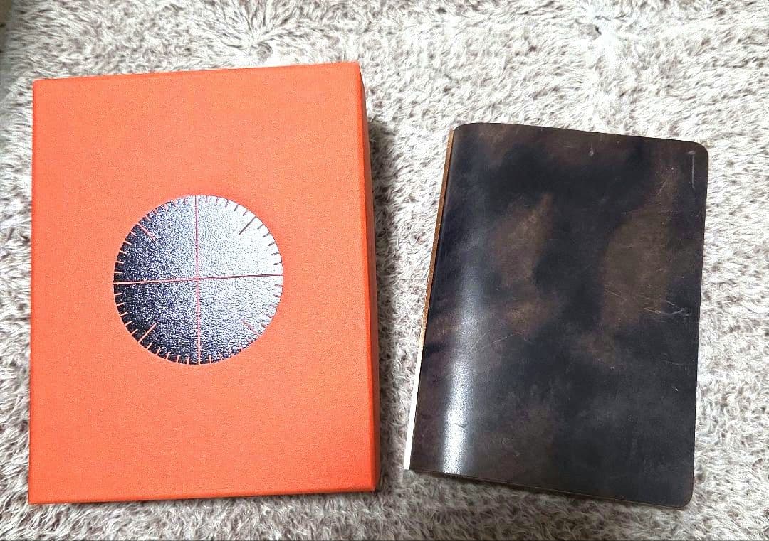 PLOTTER web ムラ染めコードバン ブルーやや傷や汚れあり