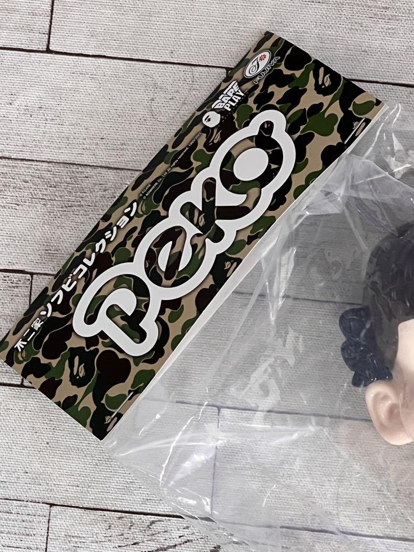 不二家ソフビコレクション BAPE× ペコちゃん （グリーン） ペコちゃん