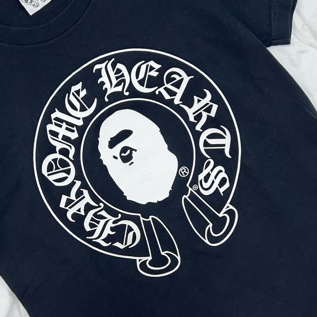 美品 正規品 CHROME HEARTS エイプ コラボ 半袖 Tシャツ XS Chrome Hearts - 美品 正規品 CHROME HEARTS エイプ コラボ 半袖