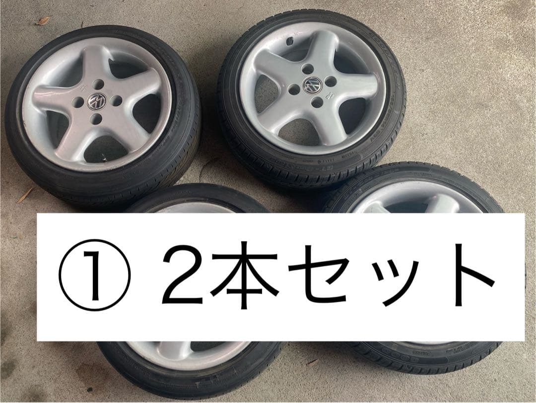 ① Volkswagen フォルクスワーゲン 純正14インチ 6J 2本セット