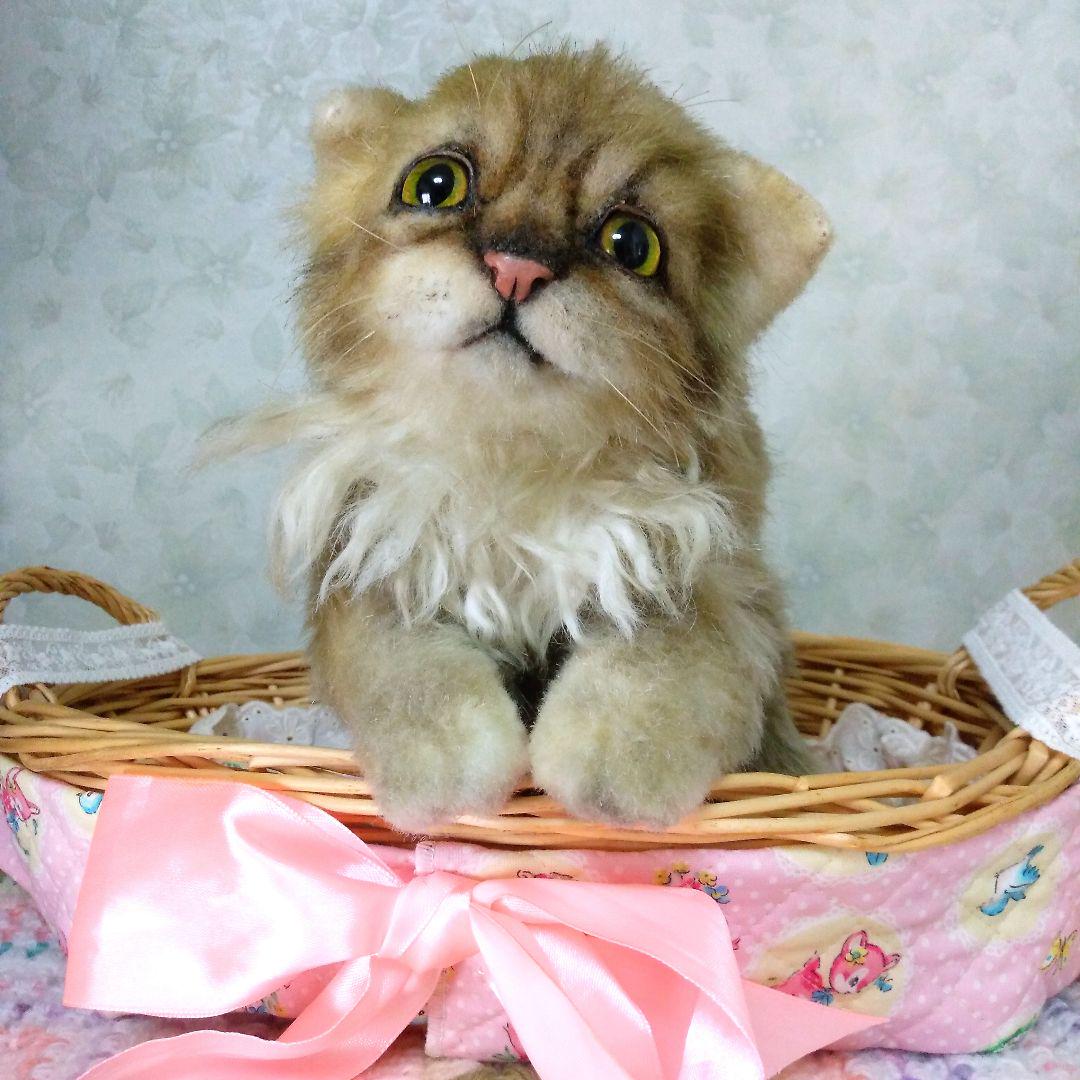 ぬいぐるみ 作家さま 猫 ネコ アートドール テディベア