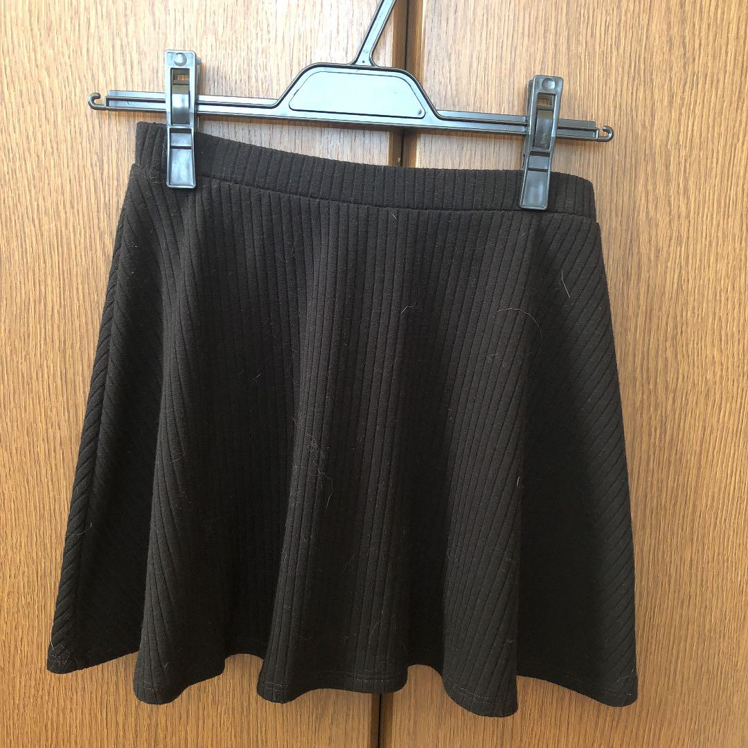 フォーエバー21 Forever21 フレアスカート 黒 ブラック メルカリ