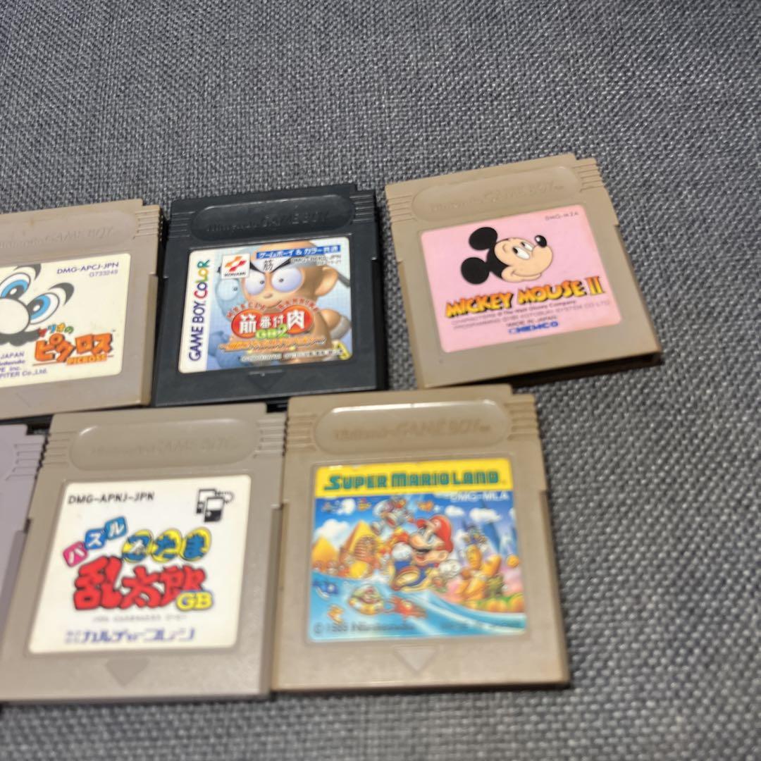 任天堂Nintendo ゲームボーイ　スーパーマリオなどソフト付き　昭和レトロ 任天堂Nintendo ゲームボーイ スーパーマリオなどソフト付き