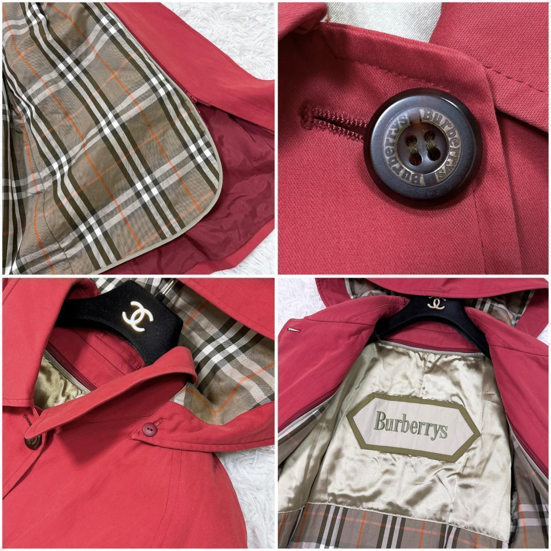 ■BURBERRY ノバチェックライナー付 フーデットコート 15BR