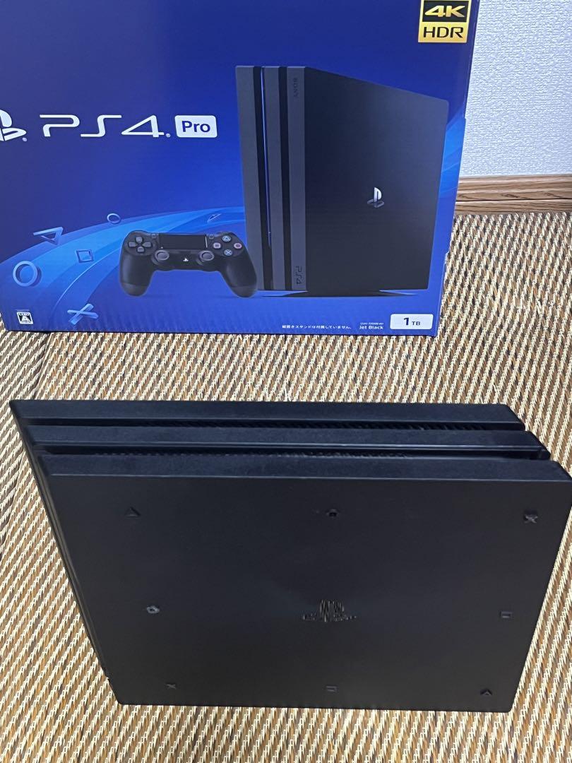 PlayStation4 Pro ジェット・ブラック 1TB ソフト付き! 画像4