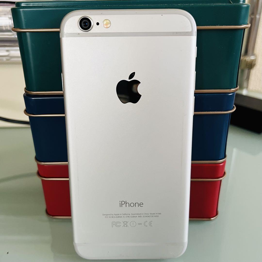 【希少】iPhone6 シルバー 動作良好 美品【バッテリー100%】 バッテリー100% iPhone6 64GB Docomo シルバー iPhone
