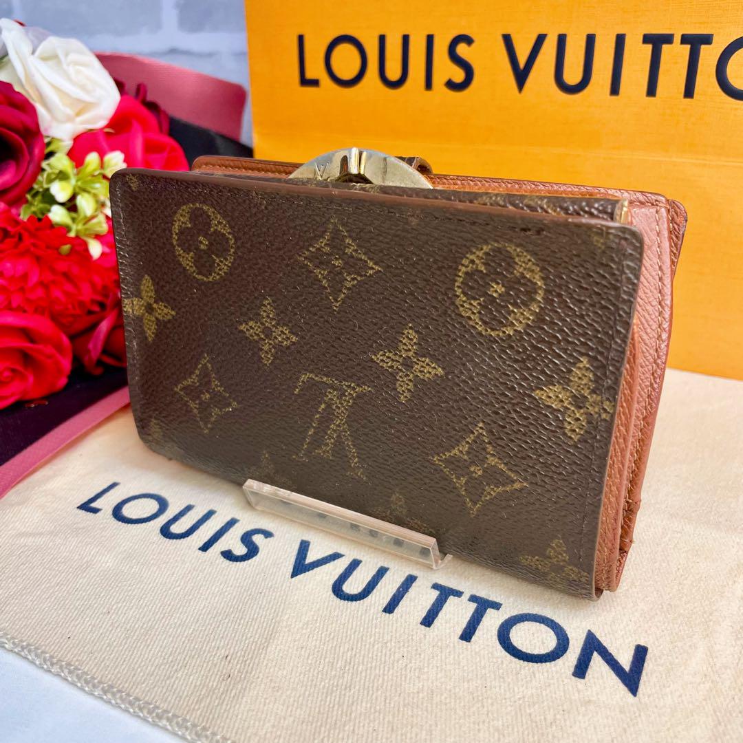 ✨大人気✨ヴィトン ポルトフォイユ ヴェエノワ モノグラム がま口財布