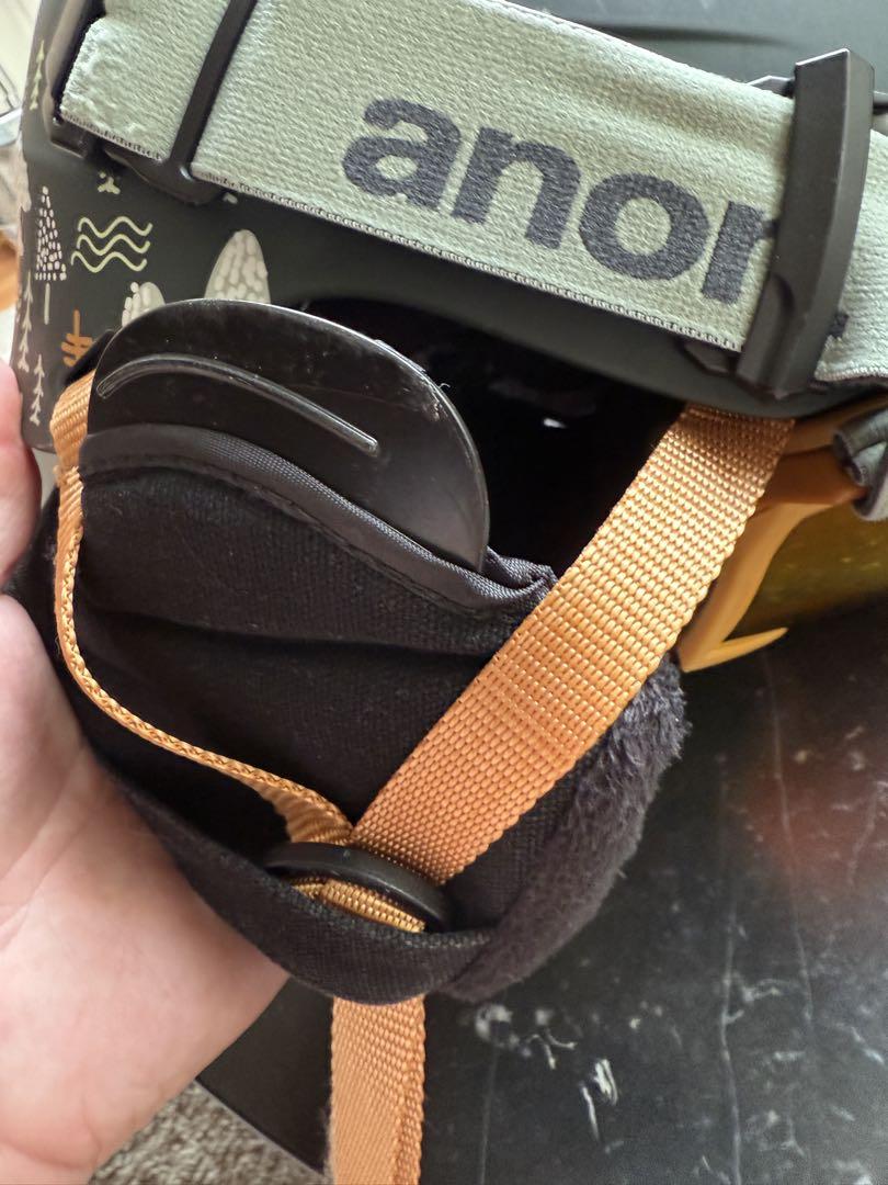 anon、キッズ、ゴーグル付きヘルメット、サイズS/M