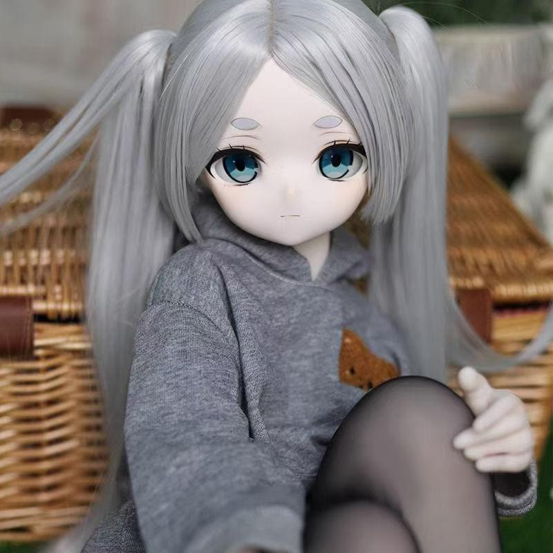 コスプレ ロリ メイド二次元ストレス解消ドルフィードリーム 人形本体 シルバー髪