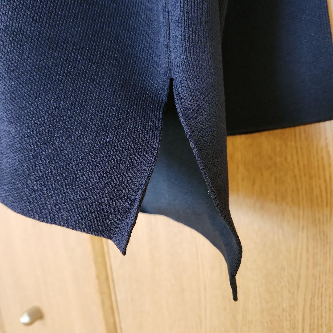 MAISON SPECIAL ハーフジップ ニットポロシャツ