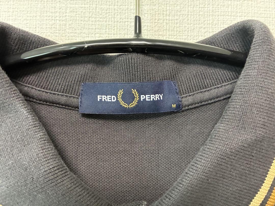 FRED PERRY ダークグレー ポロシャツ M